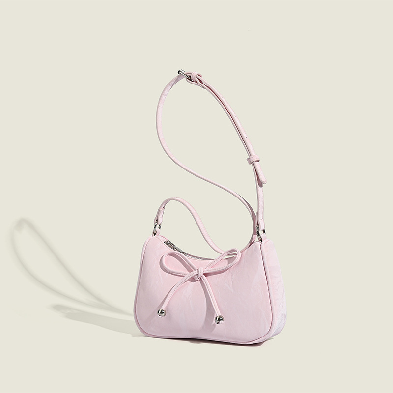 2025 New Fashion High Texture Delicate Bow Underarm Bag Women's Fashion All Shoulder Crossbody Handbag Designer Bag