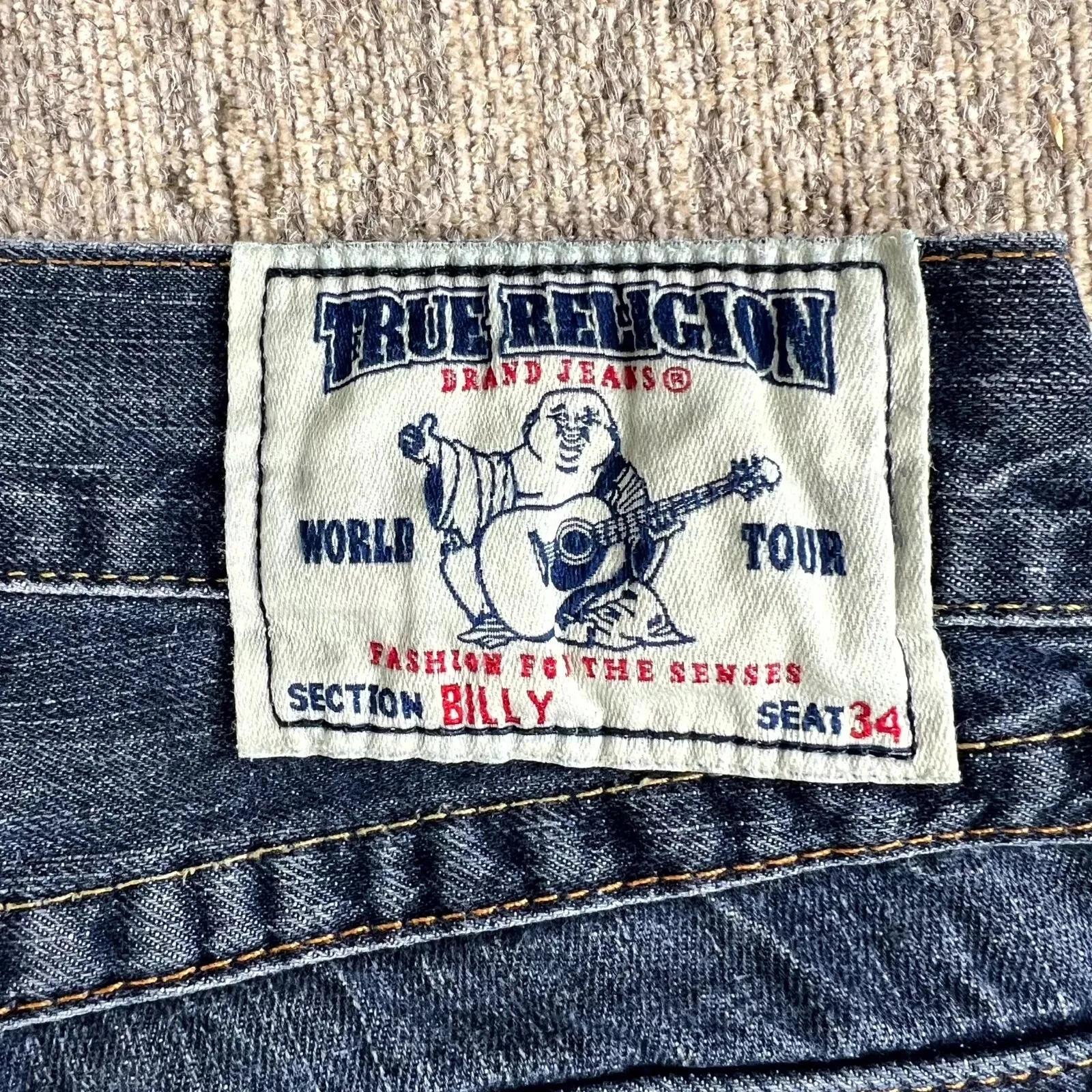 American Retro Trendy Buddha Statue Denim Shorts Y2K Baggy Pocket Embroidery Jeans Gym Short Men Women Hip Hop Blue Shorts 250325