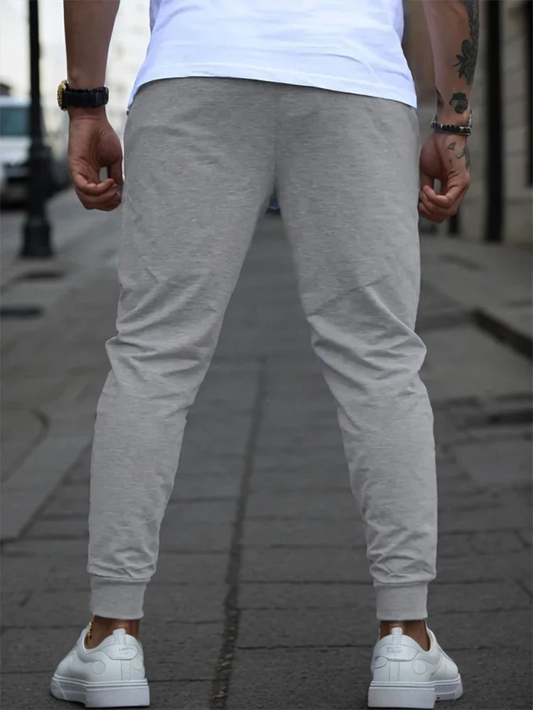 Mens pants for summer running fitness jogging sports menwomen fashionable and casual Trouser breathable exercise track field clothes 250326