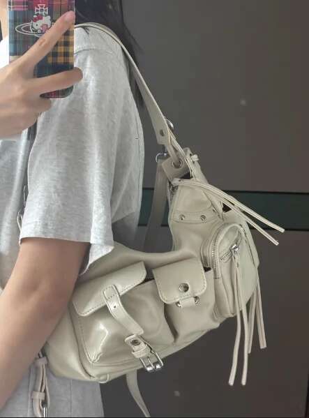 Fashion Multi Pockets Shoulder Designer Ladies Cross Body High Quality PU Leather Purses Messenger Hand Bag