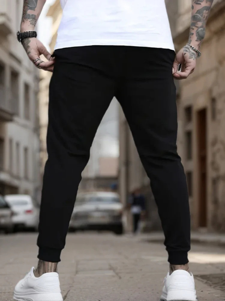 Mens pants for summer running fitness jogging sports menwomen fashionable and casual Trouser breathable exercise track field clothes 250326