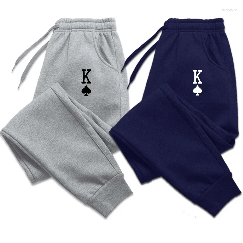 Men's Pants Words Print Jogging Men Fiess Joggers Running Train Sport Leggings Sportswear Sweatpants Fashion Casual
