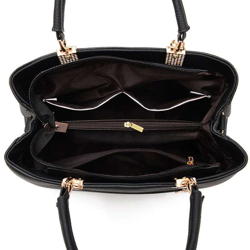 Ydlns Elegant Women Messenger with wer pendant Office Ladies Totes Pure Handbag for female Crossbody Shoulder Bags
