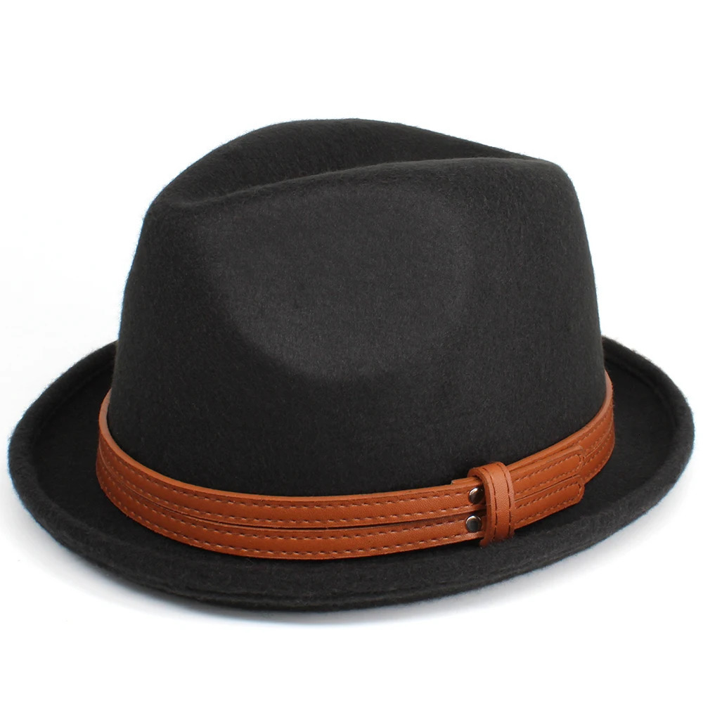 Womens wool classic retro Fedora hat Trilby Jazz Sunhat street style hat party travel outdoor size US 7 1/8 UK M 250325