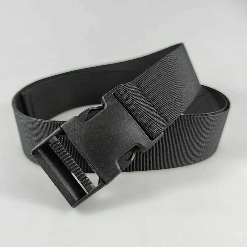 Plastic buckle nylon strap mens outdoor military training canvas strap 100/110/120cm available in black W250326