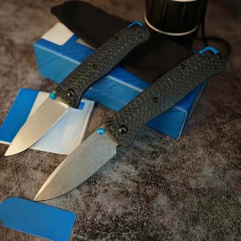 BM 533/535 Carbon Fiber Handle Knife Camping Hunting Outdoor Self Defense Tactical Survival Portable Multi purpose ToolXJ250326