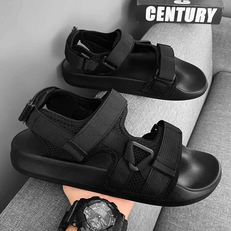 New mens sandals N-Slip summer flip top high-quality outdoor Fi casual beach lightweight casual mens shoesXJ250326