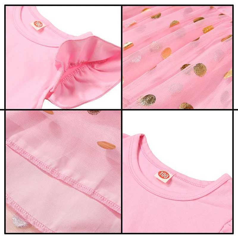 Girl Birthday Cute Dress Birthday Number 1 2 3 4 5 6 Graphic Princess Dress Clothes Baby Girls Tulle Dress Casual Clothing W250326