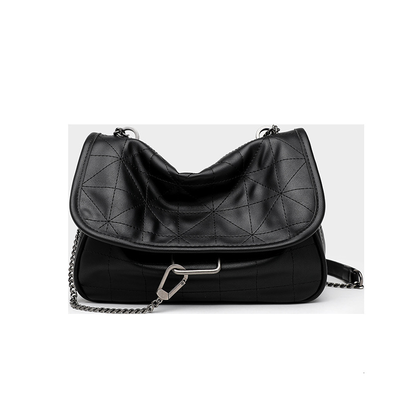 summer New Autumn Winter Fashion Versatile Limited Edition Western Style Diamond Grid Chain Single Shoulder Crossbody Stray Bag