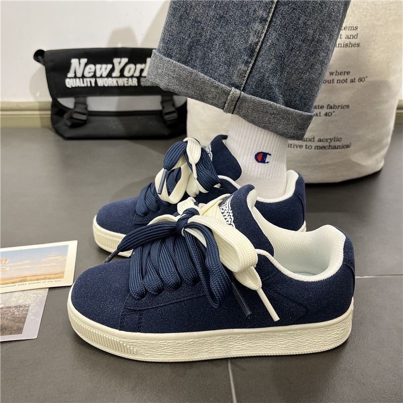 Designer Shoes Canvas New Ins Casual Couple Bread Men And Women Fashion Denim Blue Versatile Youth Trend Outdoor Sports Skateboard Shoes