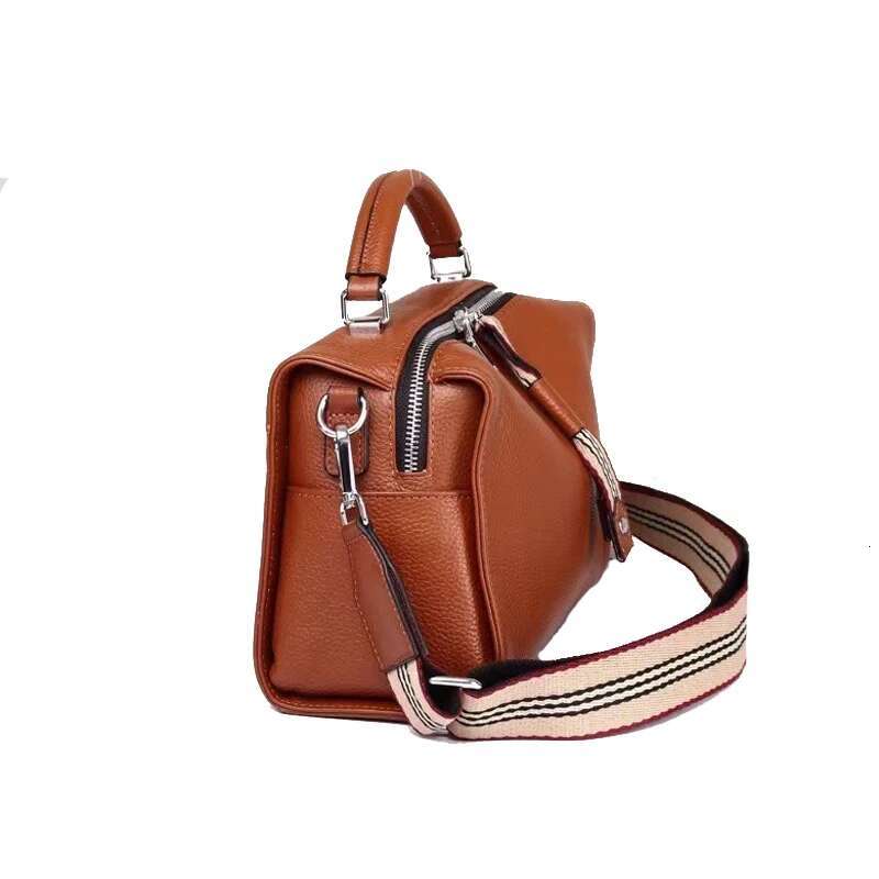 Hobo,Box Shape,Girl's Cow's Leather Bag,100% Natural Cowhide, Women GENUINE LEATHER Handbag, Fashion Female Crossbody Bag, T041