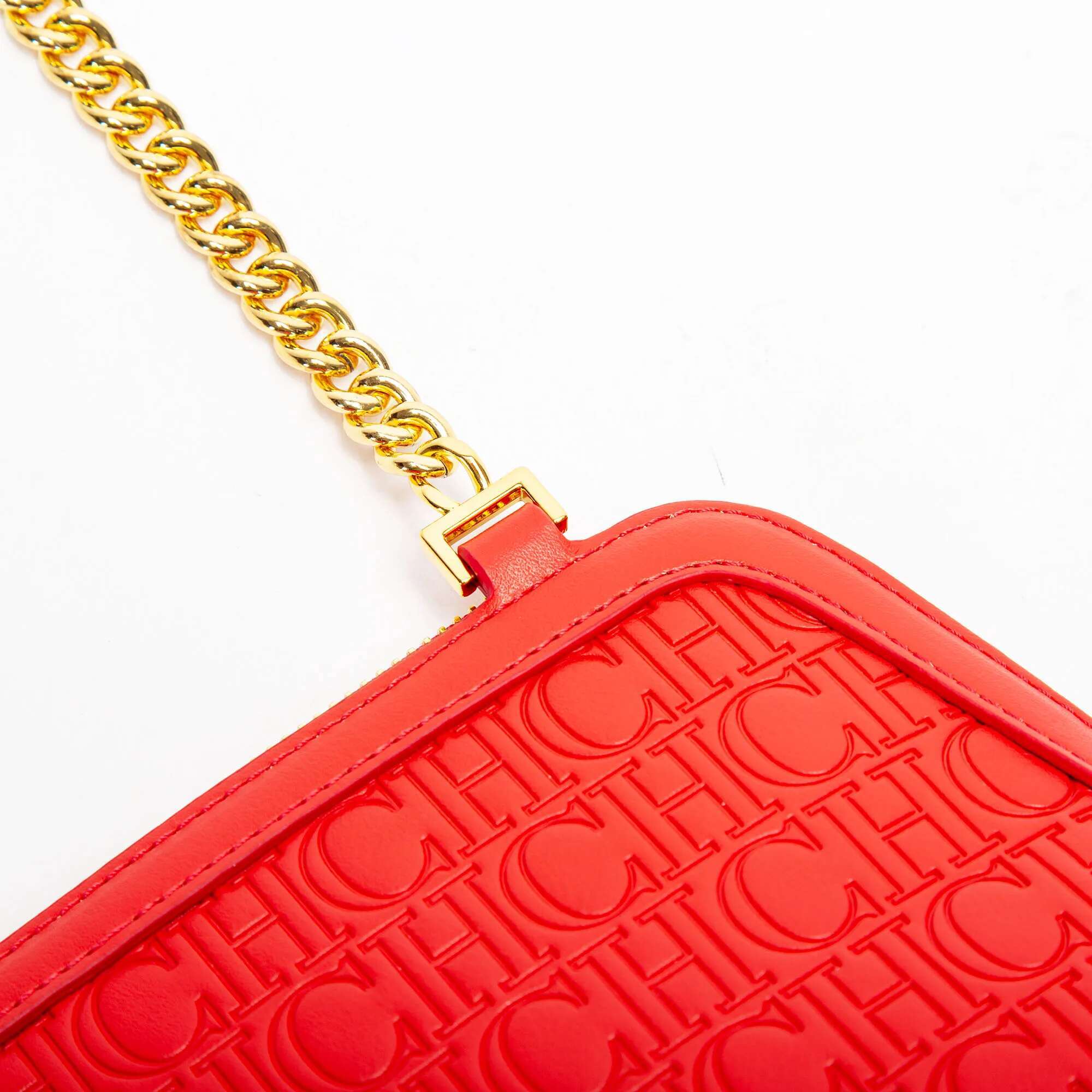 CHCH Women's Shoulder New Mini Shell Simple Metal Chain Bag