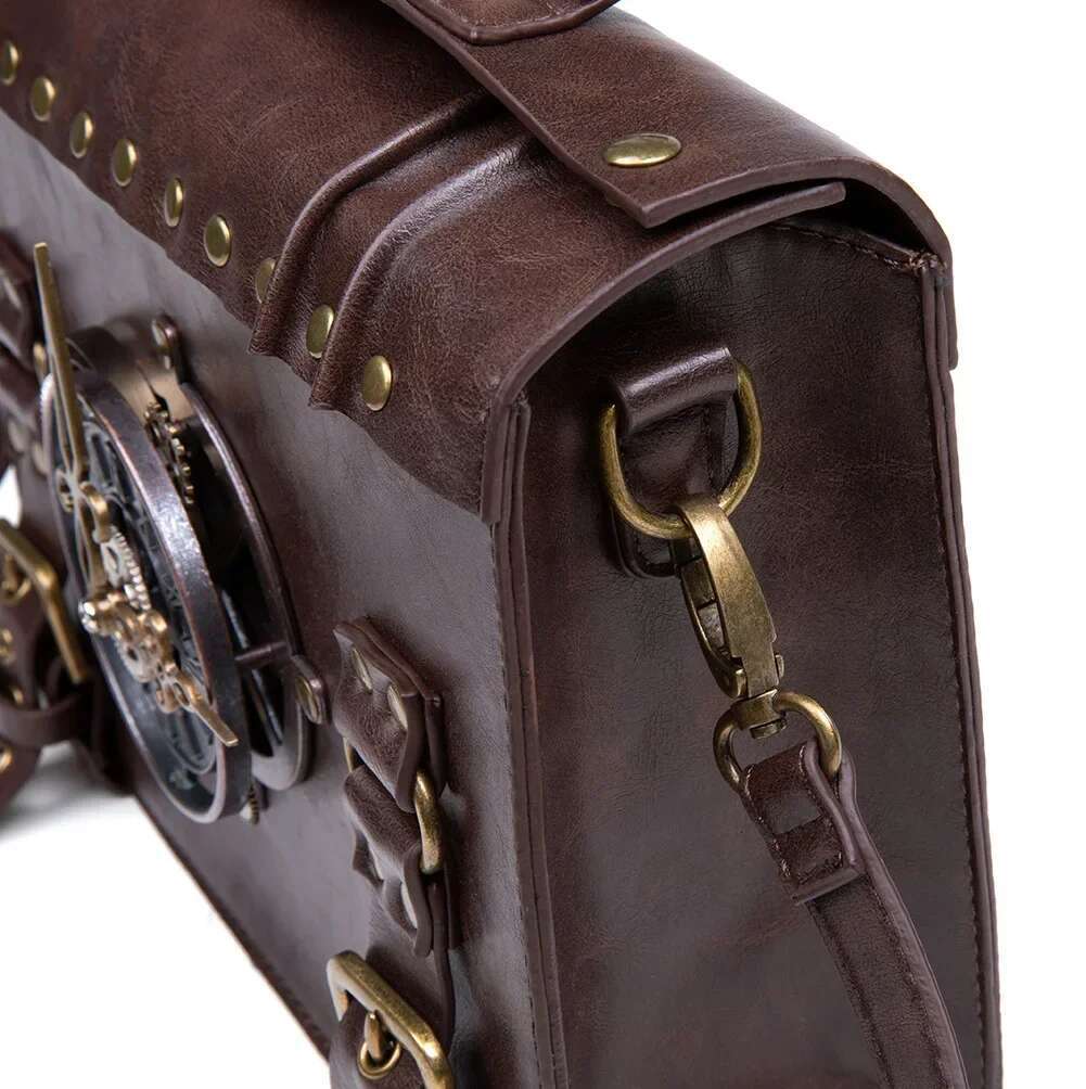 Steampunk Gear Crossbody Retro Messenger Bags Gothic Shoulder Handbags Satchel Phone Pouch For Women Ladies