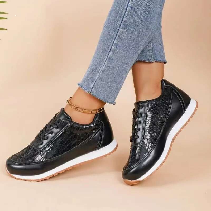 Designer Shoes Plus Size 42 Women's Outdoor Running Black Sier Girls' Sports Walking Shoes Comfortable Women's Jogging Shoes White Shoe