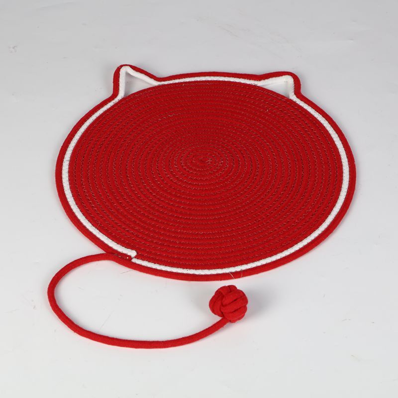 cat scratch pad woven cotton and linen open type paw grinding cat scratch board all season universal sleeping pad self feeding and bite resistant pet 