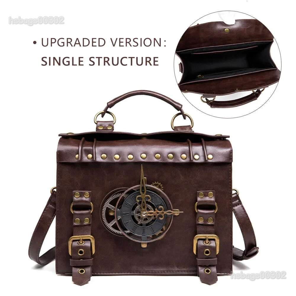 Steampunk Gear Crossbody Retro Messenger Bags Gothic Shoulder Handbags Satchel Phone Pouch For Women Ladies