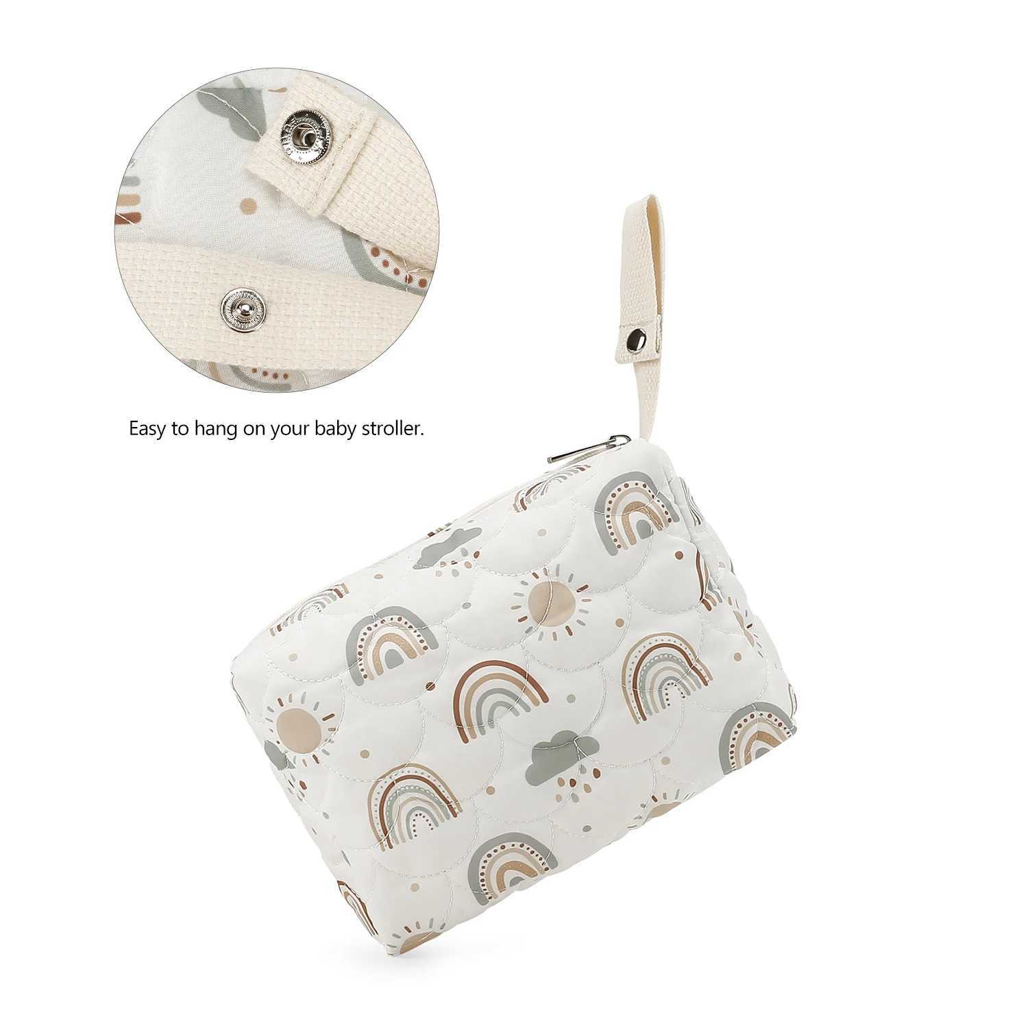 Waterproof baby hanging bag diaper bag diaper outdoor storage bag crib clothes diaper portable bagC250326