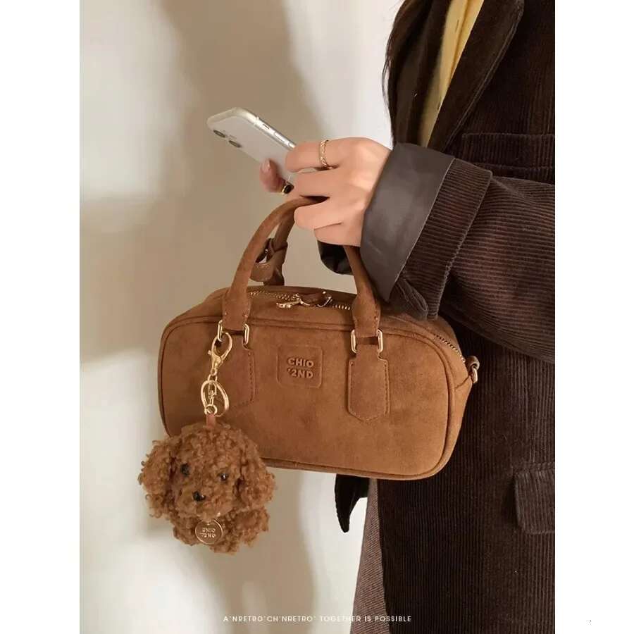 Vintage Picture Color Pillow Women's Autumn And Winter Handbag Commuter Small Shoulder Crossbody Bag