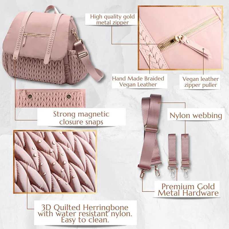 Large Capacity Mommy Bag Lightweight Fashion Stroller Hanging Bags Baby Diapers Organizer MaternityC250326