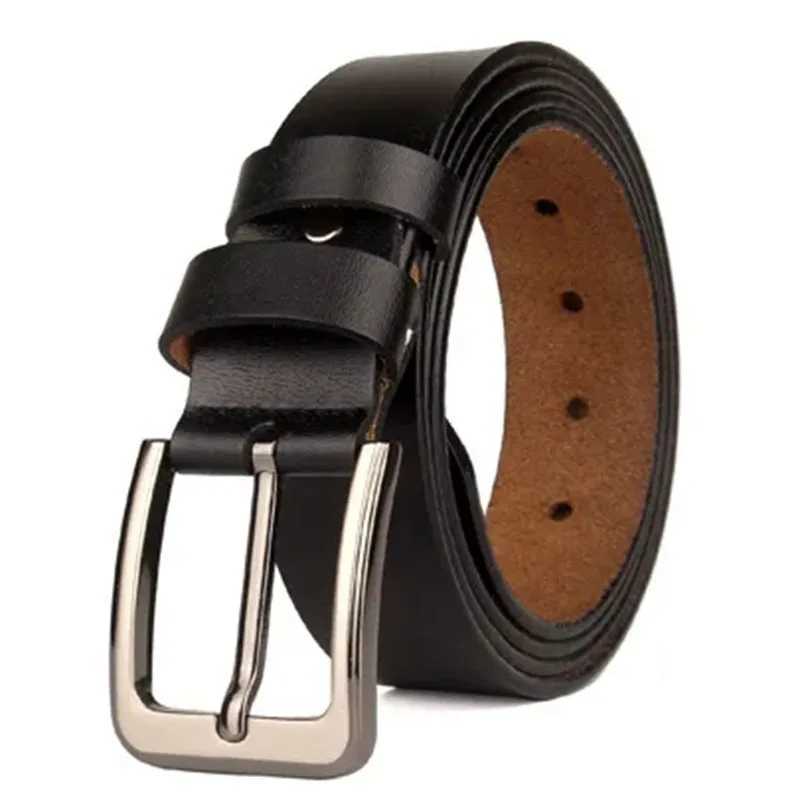 CEXIKA 130 140 150 160 170cm genuine leather belt suitable for men high-quality Plus long size pin buckle waist belt W250326