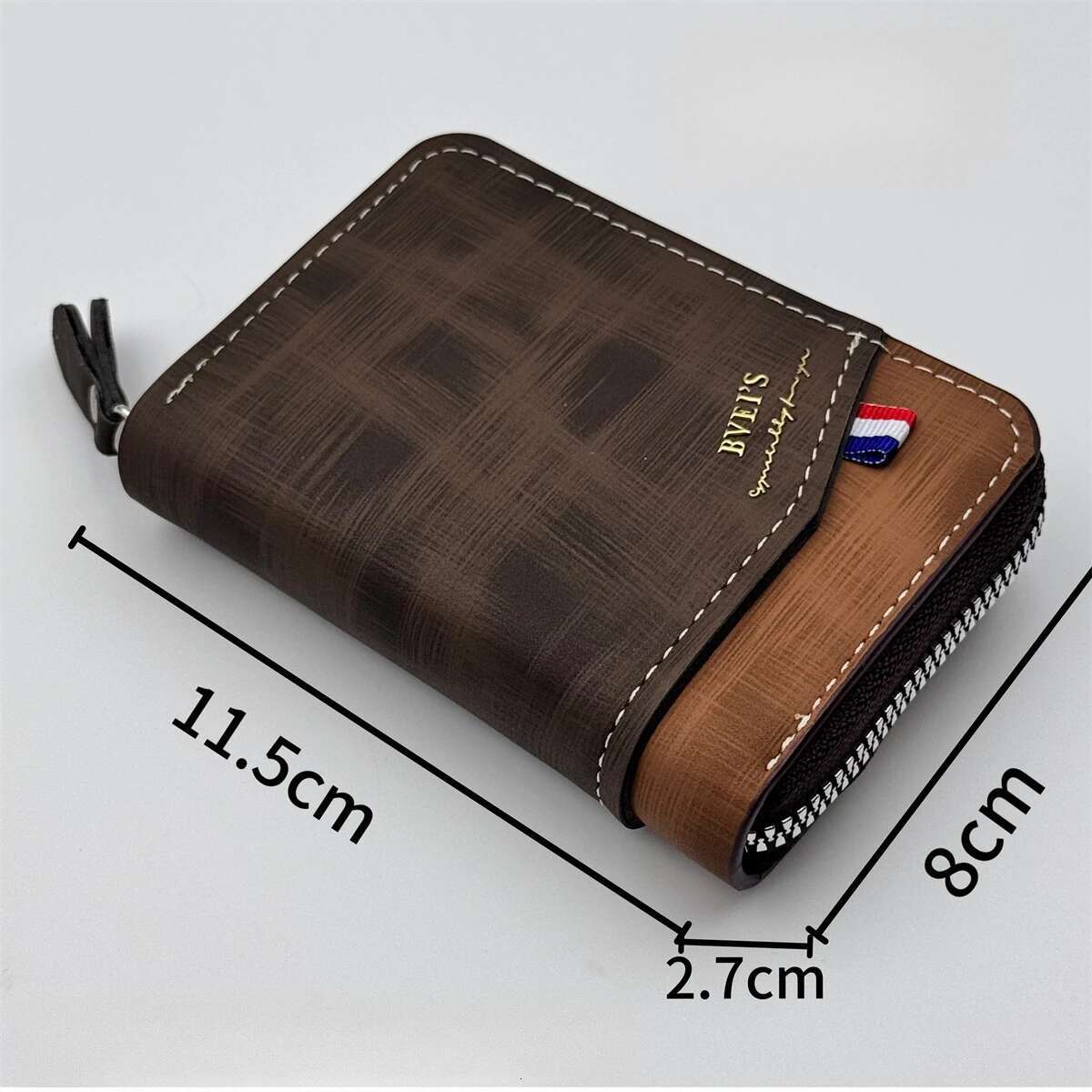 2025 New Multi Functional Zipper Jacket With Multi PU Leather Large Capacity Designer Card Bag For Men And Women