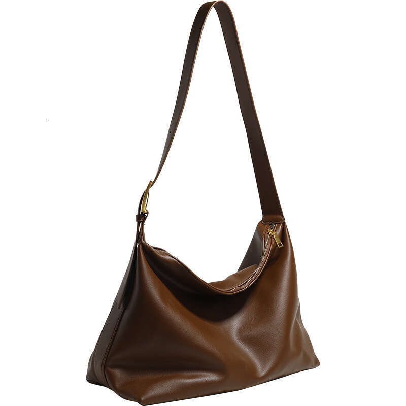 1d Korean version daily soft collapse extremely simple style shoulder big 2025 new women's large capacity crossbody bag