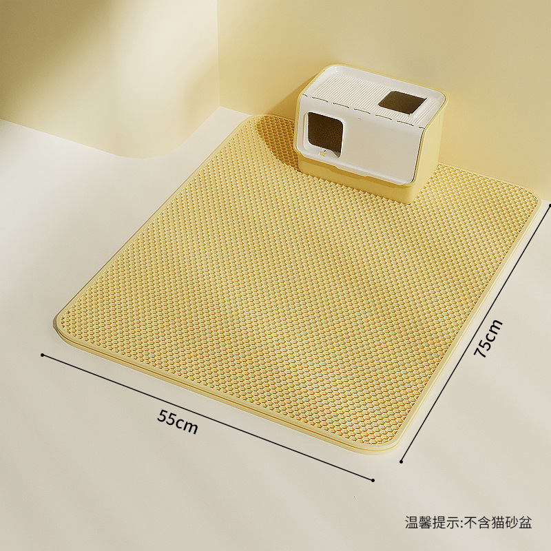 Cat litter mat cat litter box anti splash mat cat anti take out control mat toilet leak supplies