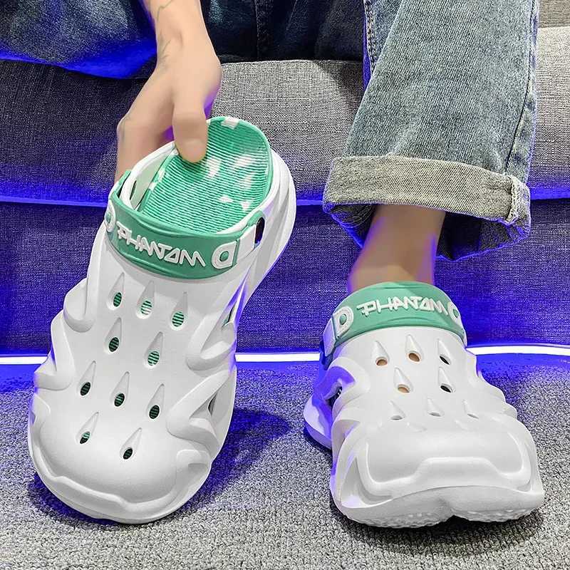 New Summer Mens Sandals Eva Lightweight Beach Outdoor Design Mens Slippers Bathroom N-Slip Mens Slippers Popular ModelsXJ250326