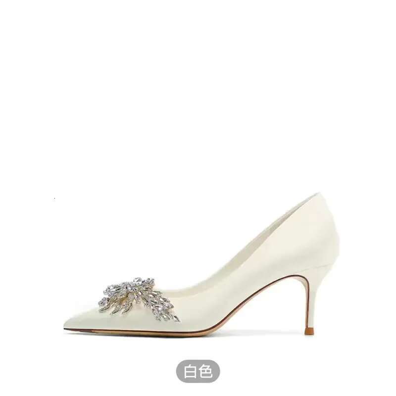 2025 Summer New Exquisite Designer Fashion High Heels Elegant Stiletto High Heels Chinese Wedding Shoes Wine Red Bridal Shoes