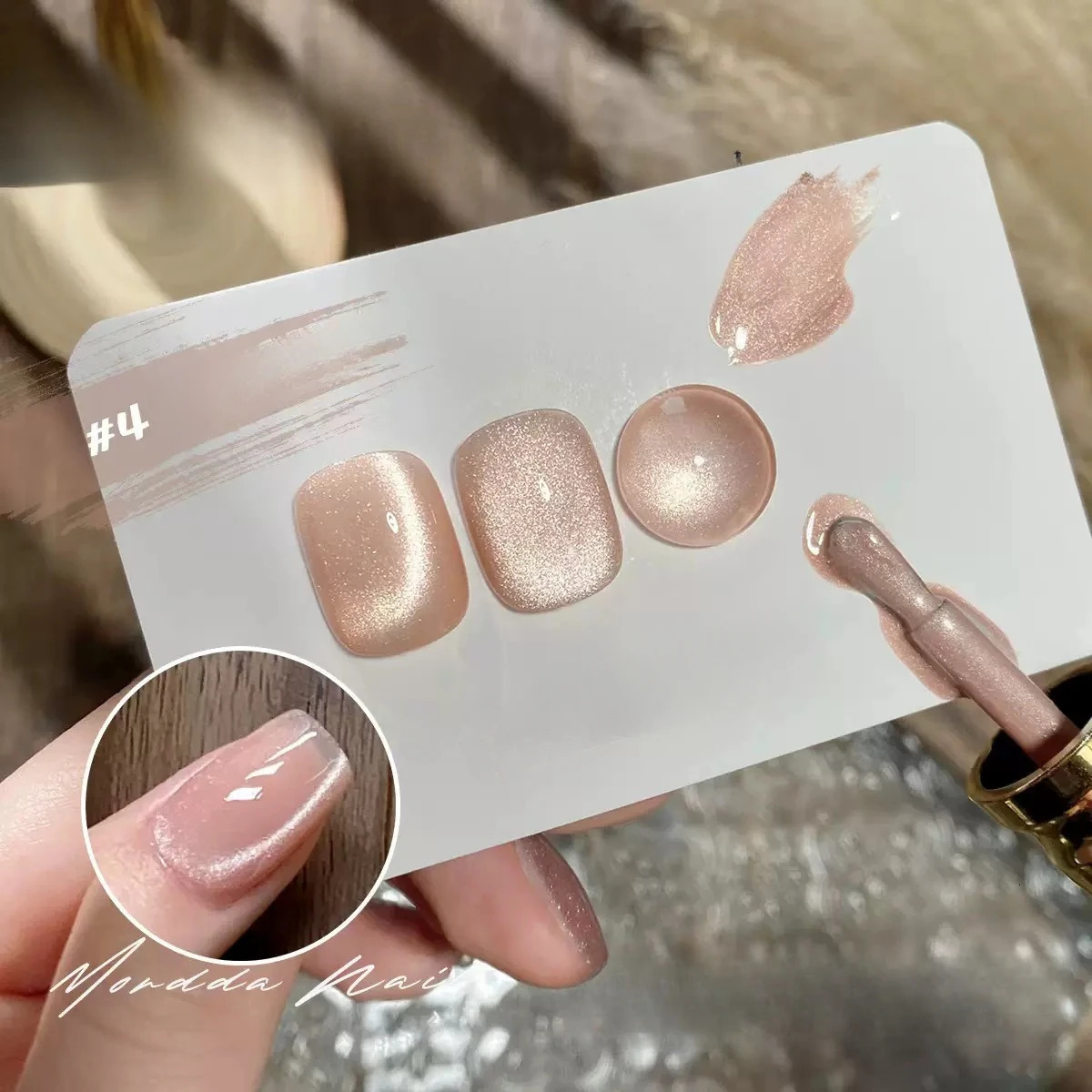 6 Color Pink Cat Eye Gel Polish Semi-permanent Nail Polish Reflective Gel Polish Complete Professional Gel Nail Kit 250326