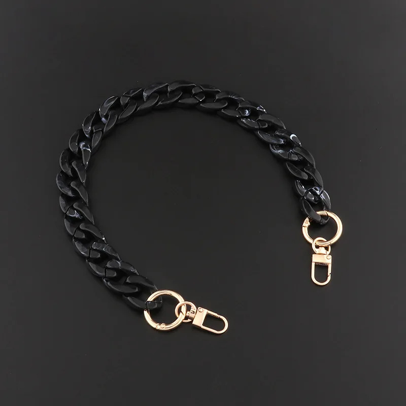 Bag Strap Chain Hand Colored Acrylic Chain Short Chain Bag Strap Handbag Chain Can Be Single Shoulder Crossbody Shoulder Strap 250324