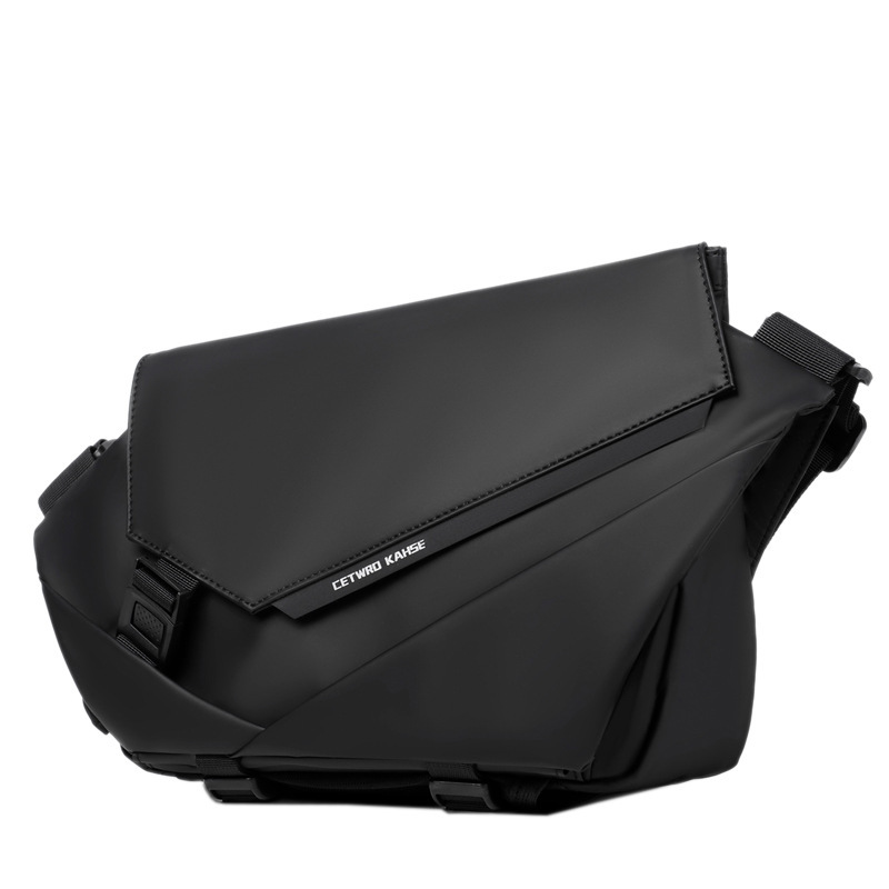 New Chest 2025 Trendy Texture Cycling Functional Workwear Single Shoulder Crossbody Large Capacity Commuter Postman Bag
