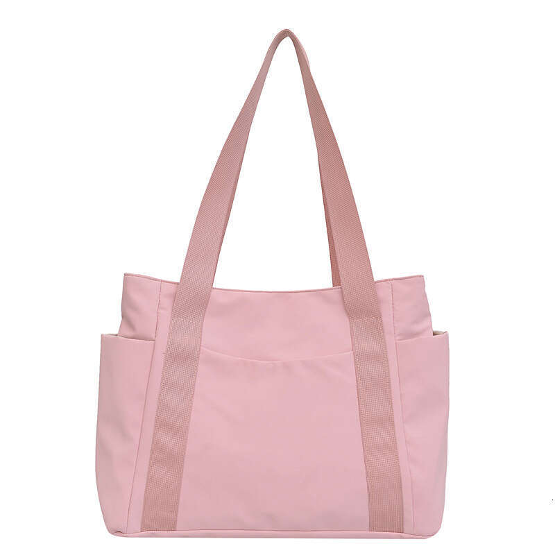 2023 New Women's Solid Tote Shoulder Casual and Simple Mommy Outgoing Bag Canvas Handbag