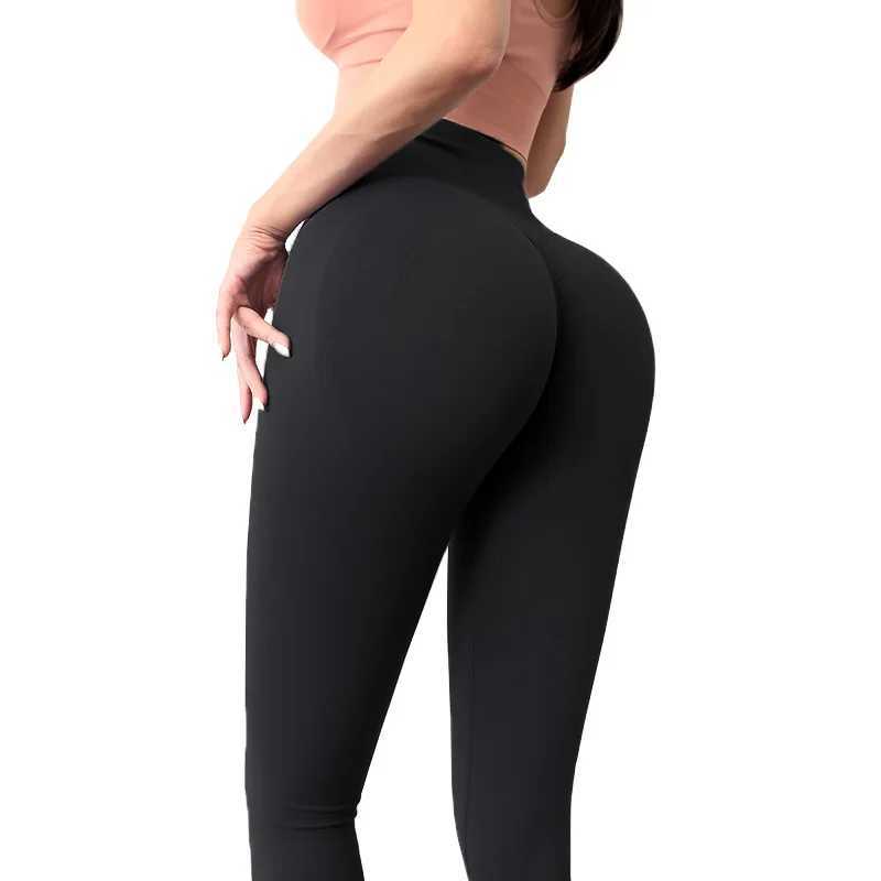 202 New Seamless Yoga Pants with High Elasticity for Fitness Legs Womens High Waist Fitness Gym Butt Scratching Running Training Girls Tight Fit W2503