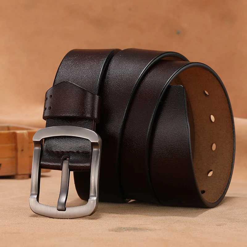 130 140 150 160 170cm cow belt denim mens real belt luxury design with high-quality belt luxury brand W250326