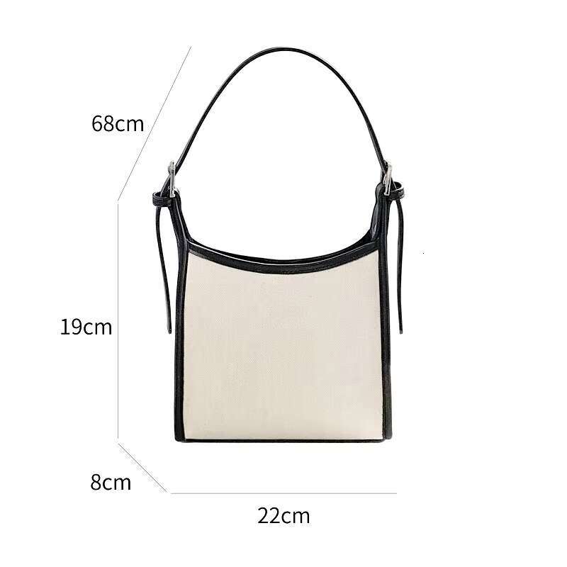 New Product 2025 Leather Canvas Shoulder Bag Women's Handbag For Sale