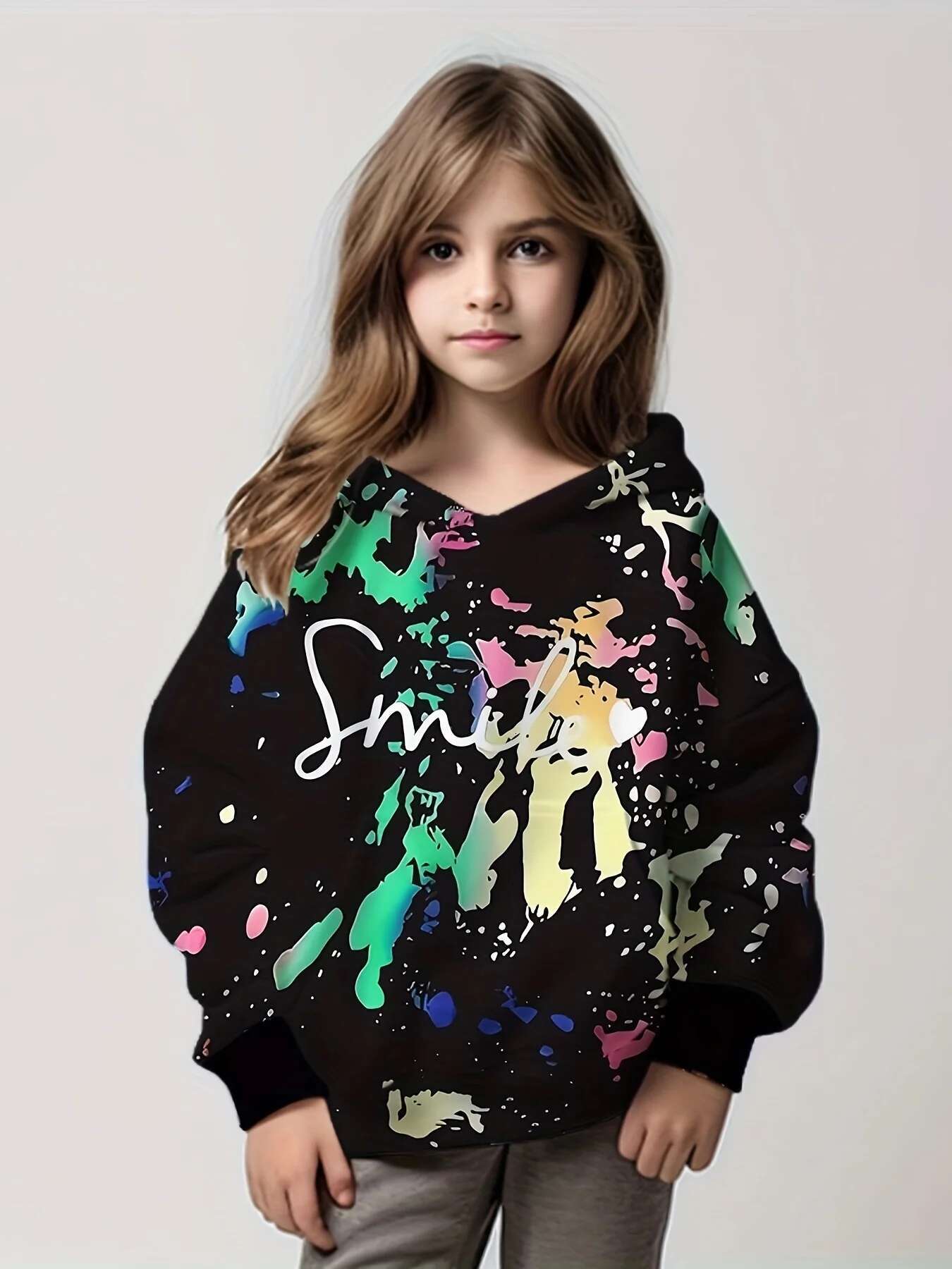 Ddmyshoesvip Kids Clothes Hoodies Spring Fall Long Sleeve Children S Cute Hoodie D Print Cartoon Fashion Girl Clothing Sweatshirt Tops