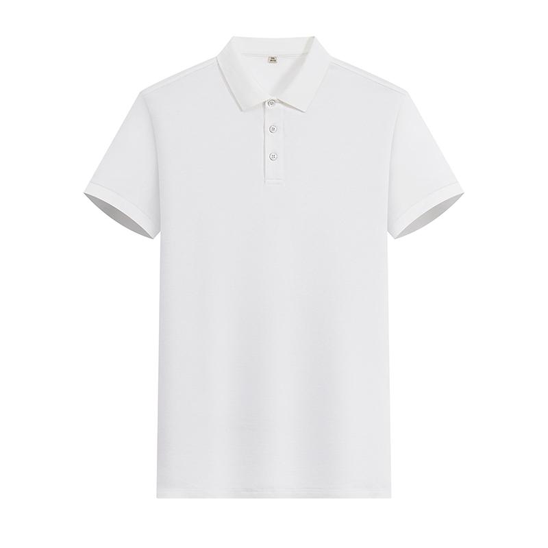 Short-sleeved cotton sports polo shirts for men and women high-end solid-coloured lapels DX-WLT25POLO Shirt