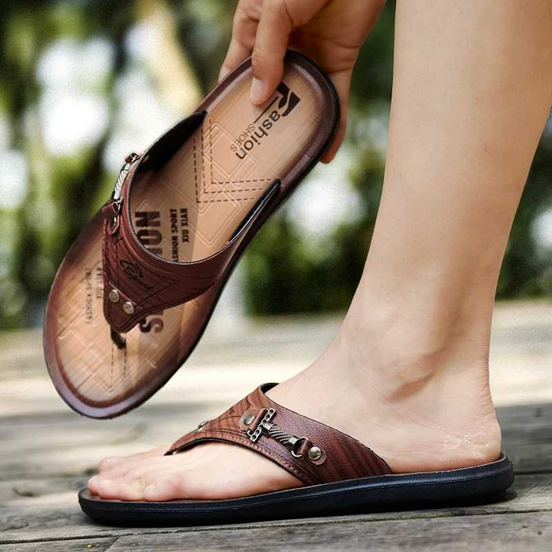 Sandals slippers mens flip up summer sandals 2023 mens B-selling products summer sandals outdoor shoes Zapatos HombreXJ250326