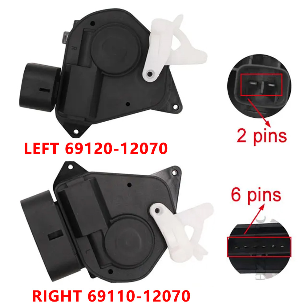 CAR Central Door Lock Actuator Front Left/Right 69110-12070 69120-12070 For Toyota Corolla 2000-2008
