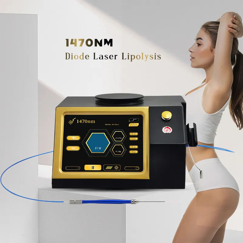 New 1470nm Therapy Machine Treatment Fat Dissolving Beauty Device Liposuction Skin Tightening Facial Lifting Cellulite Reduction Body Slimming Equipme