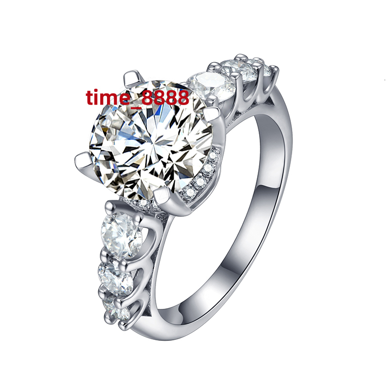 ATTA GEM 1.0ct Moissanite Diamond Wedding Engagement Rings for Bride 100% 925 Sterling Silver Solitaire Rings Women Fine Jewelry