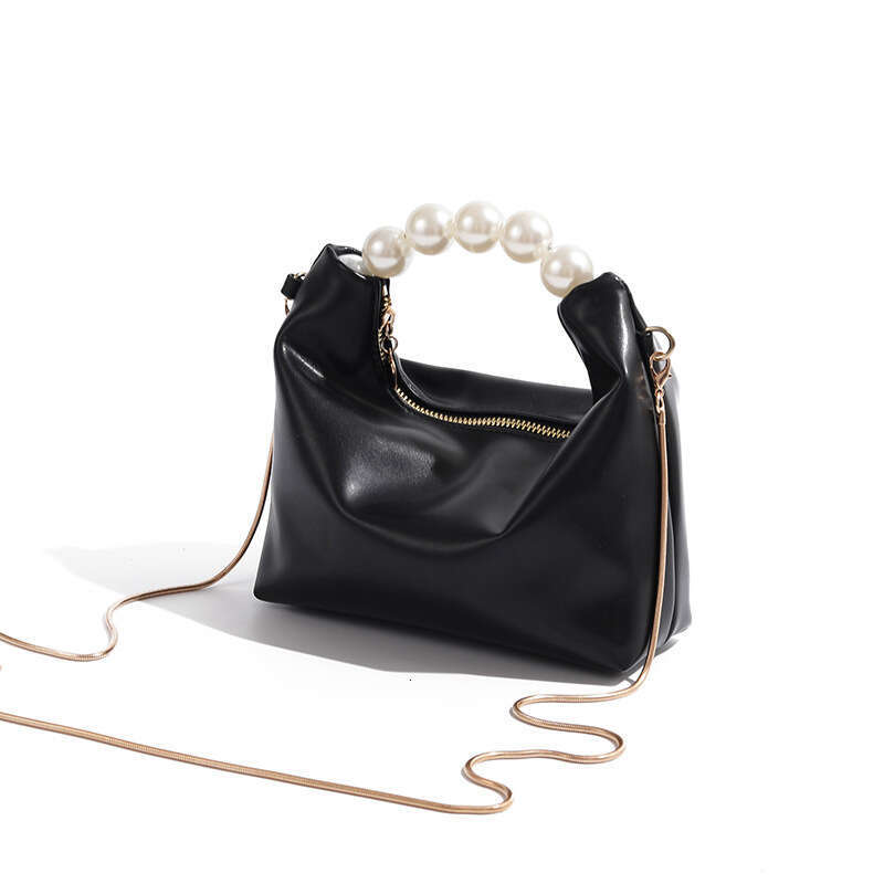 Small high-end pearl handbag, women's 2025 new mini chain shoulder crossbody small bag, dumpling bag