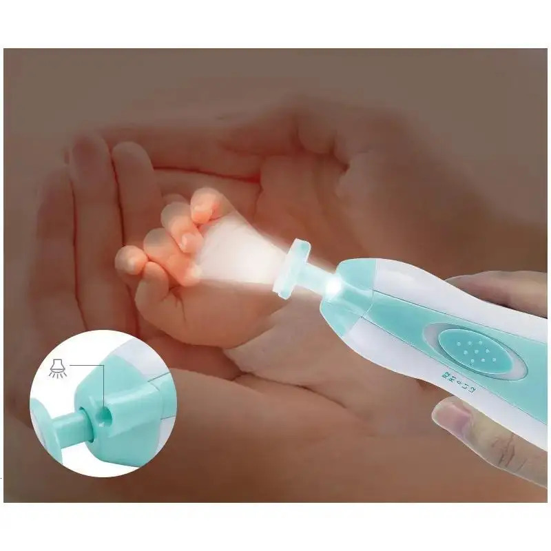 Baby Nail Grinder Electric Six-in-one Multi-head Anti-scratch Children Anti-meat Nail Clipping Manicure Suit Portable 250326