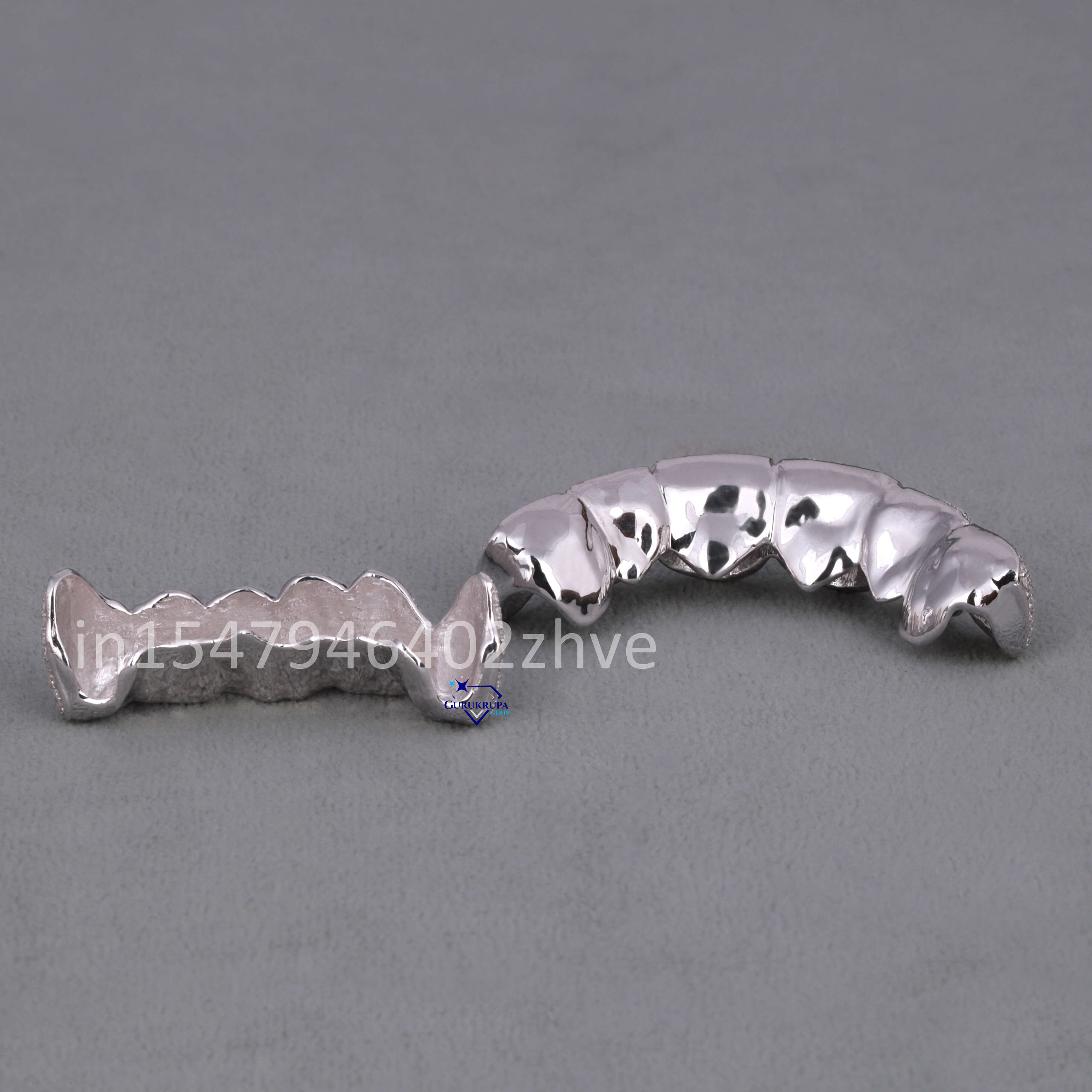 Multi Layered Dental Composite Diamond Teeth Grillz Vvs Clarity 14Kt Gold Moissanite Diamond Dentures Wholesale Seller