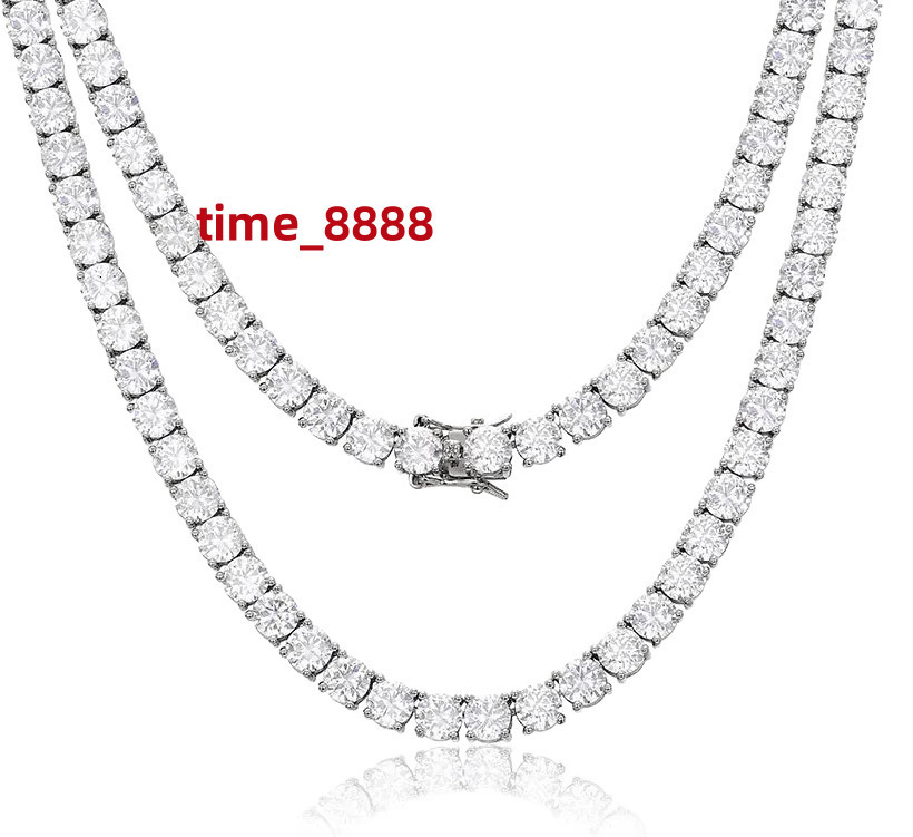 3Mm Moissanite Tennis Chain Factory Wholesale Sinocre Hip-Hop Couple