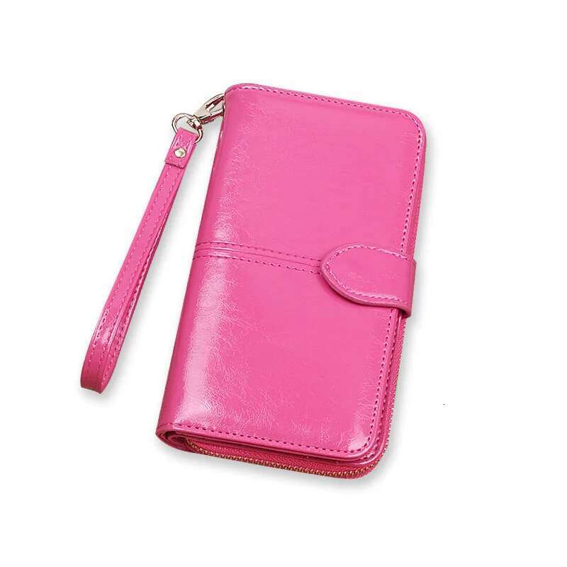 Wallet Leather Women's Wallet Fashionable Women's Wallet Wallet Wallet Long Women's Designer Wallet Zipper