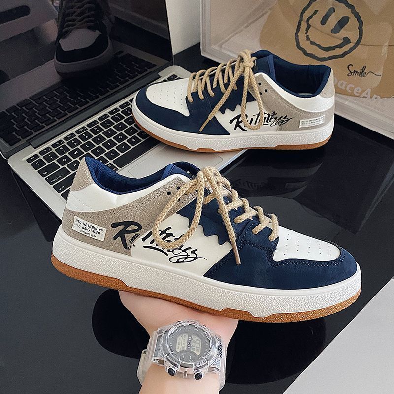 2025S New Trend Designer Instagram Graffiti Skateboarding For Feudal Design Spring Men S Korean Versatile Shoes Casual Sports Shoes Trend