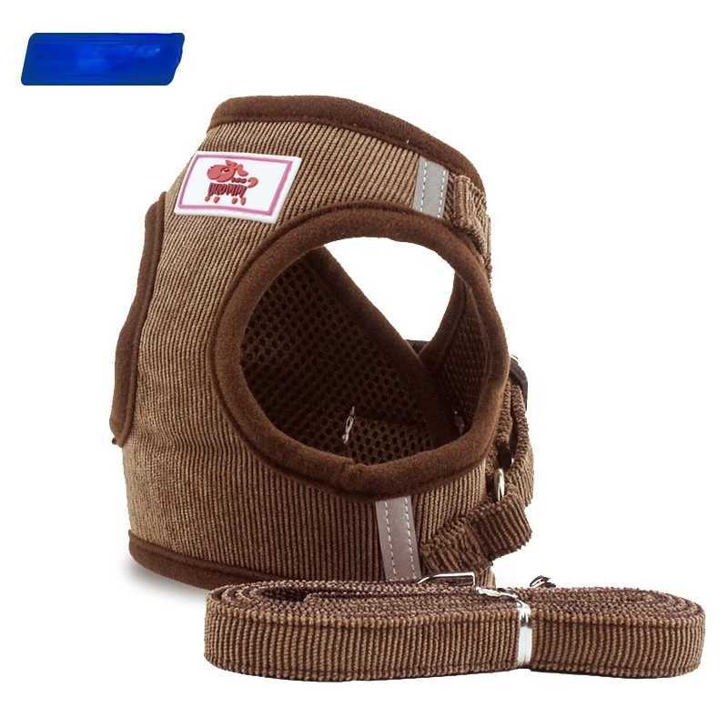 Dog Strap Dog Traction Rope Corduroy Breathable Dog Chest Strap Reflective Pet Chest Strap Walking Rope Set X250326