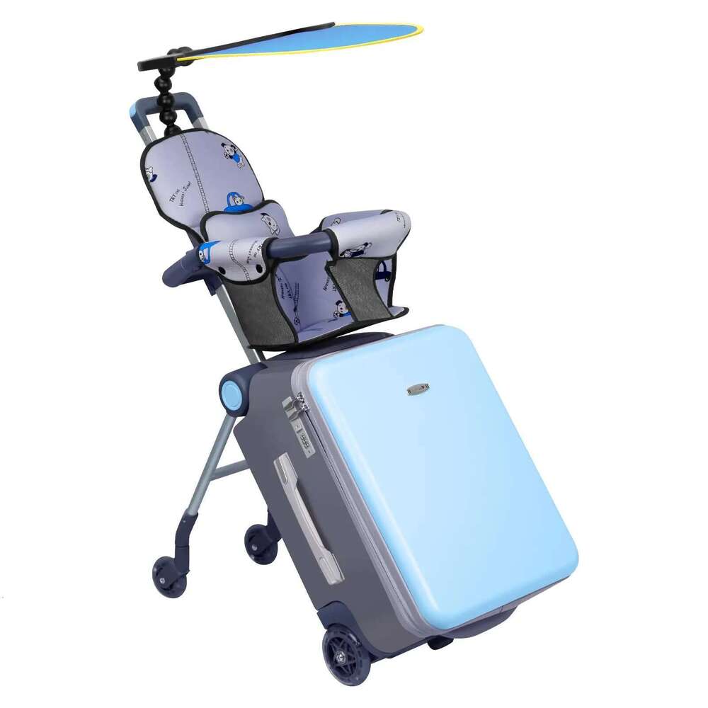 Expandable Spinner Wheels,Large Suitcases with Child Seat Design,20 inch Hardside Carry on Lage for Travel